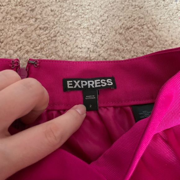 Express pink full midi skirt - Picture 4 of 5
